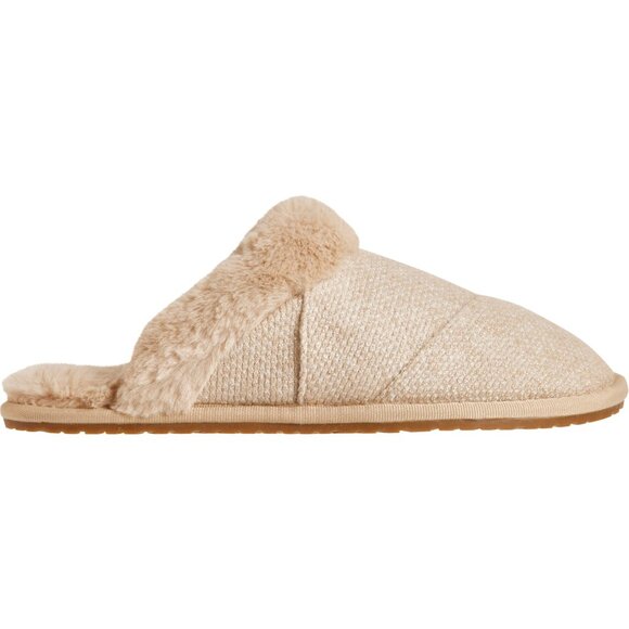 NEW TOMS Valerie Slippers in  Oatmeal Sparkle For Women 1125 2s1 - Picture 1 of 5